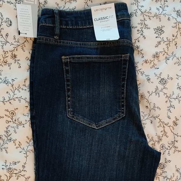Liz Claiborne Classic Fit Straight Jeans - Picture 2 of 5